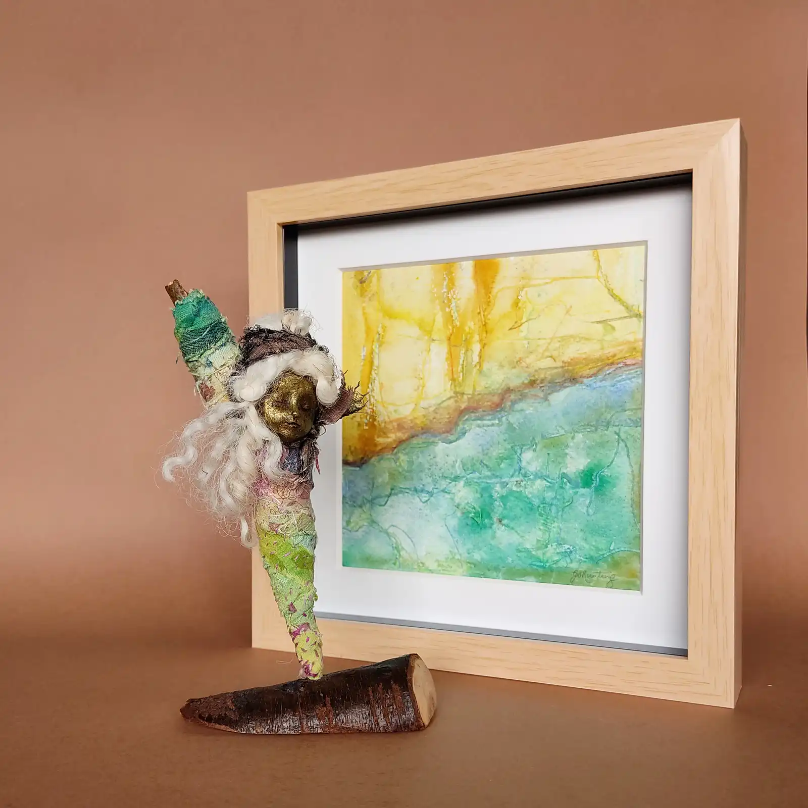 Thumbnail: Anthusa Flowers and Art Doll - Gillian Runting