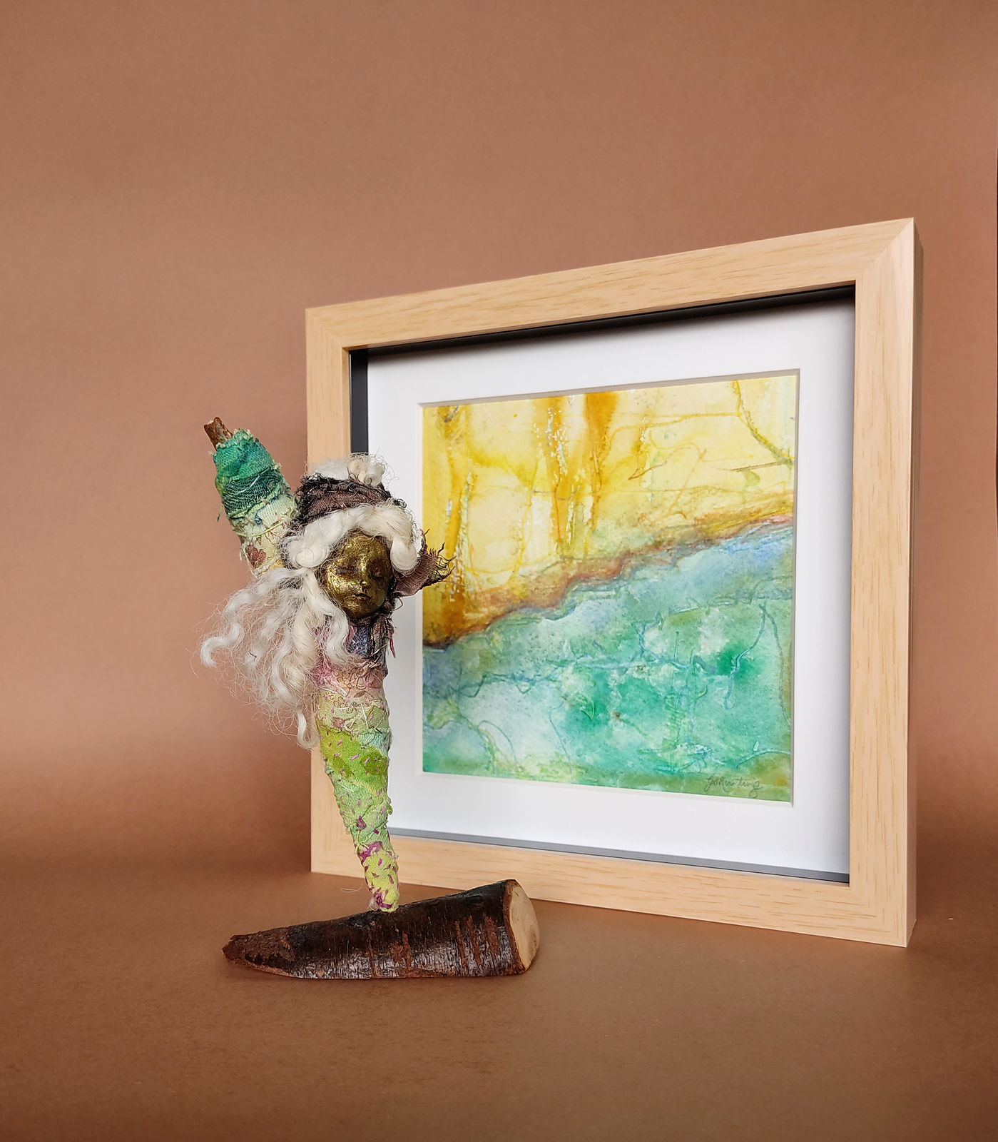 Anthusa Flowers and Art Doll - Gillian Runting