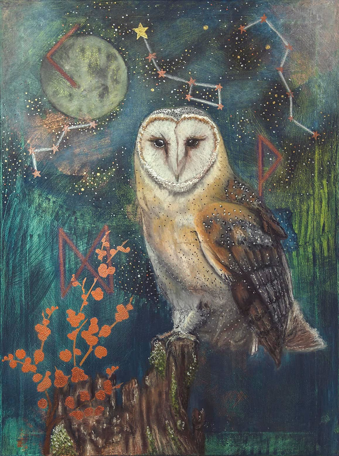 Good Goddess of Brilliance Print - Clare-Louise Battersby