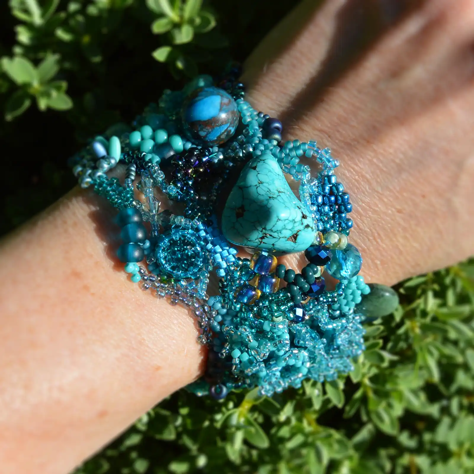 Thumbnail: Crystalline Flow Sculptural Bracelet - Annie Cole