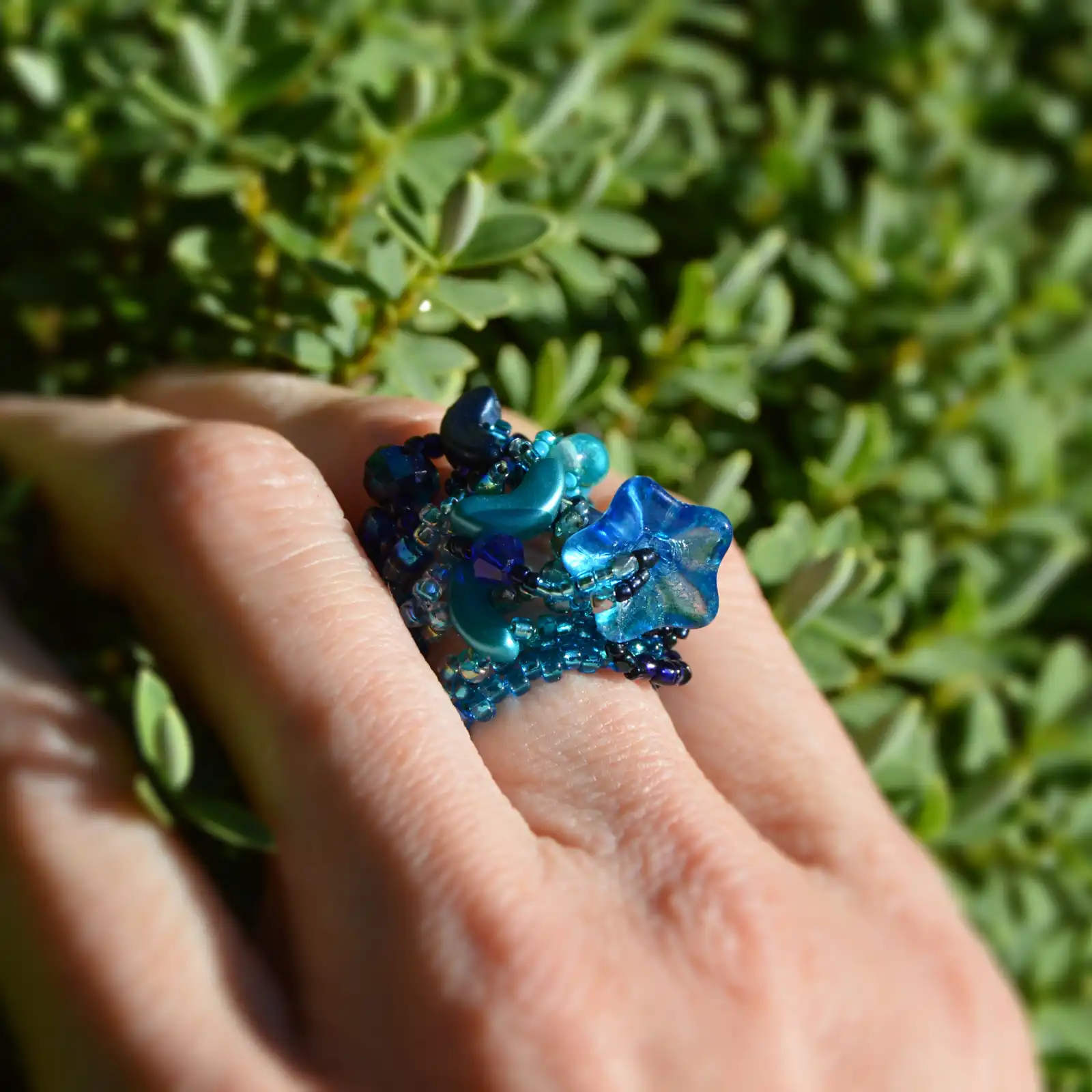 Thumbnail: Crystalline Bloom Sculptural Ring - Annie Cole