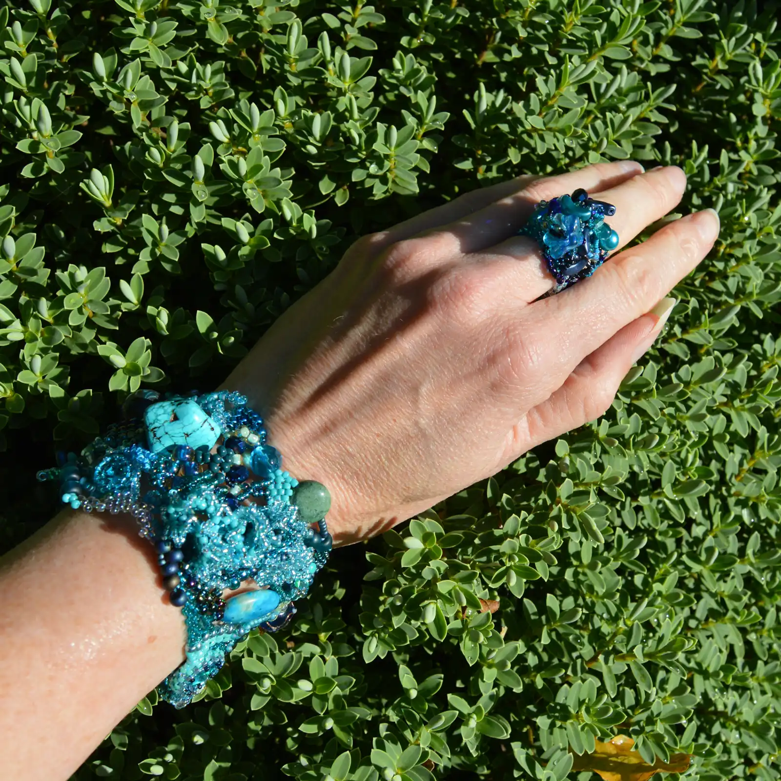 Thumbnail: Crystalline Bloom Sculptural Ring - Annie Cole