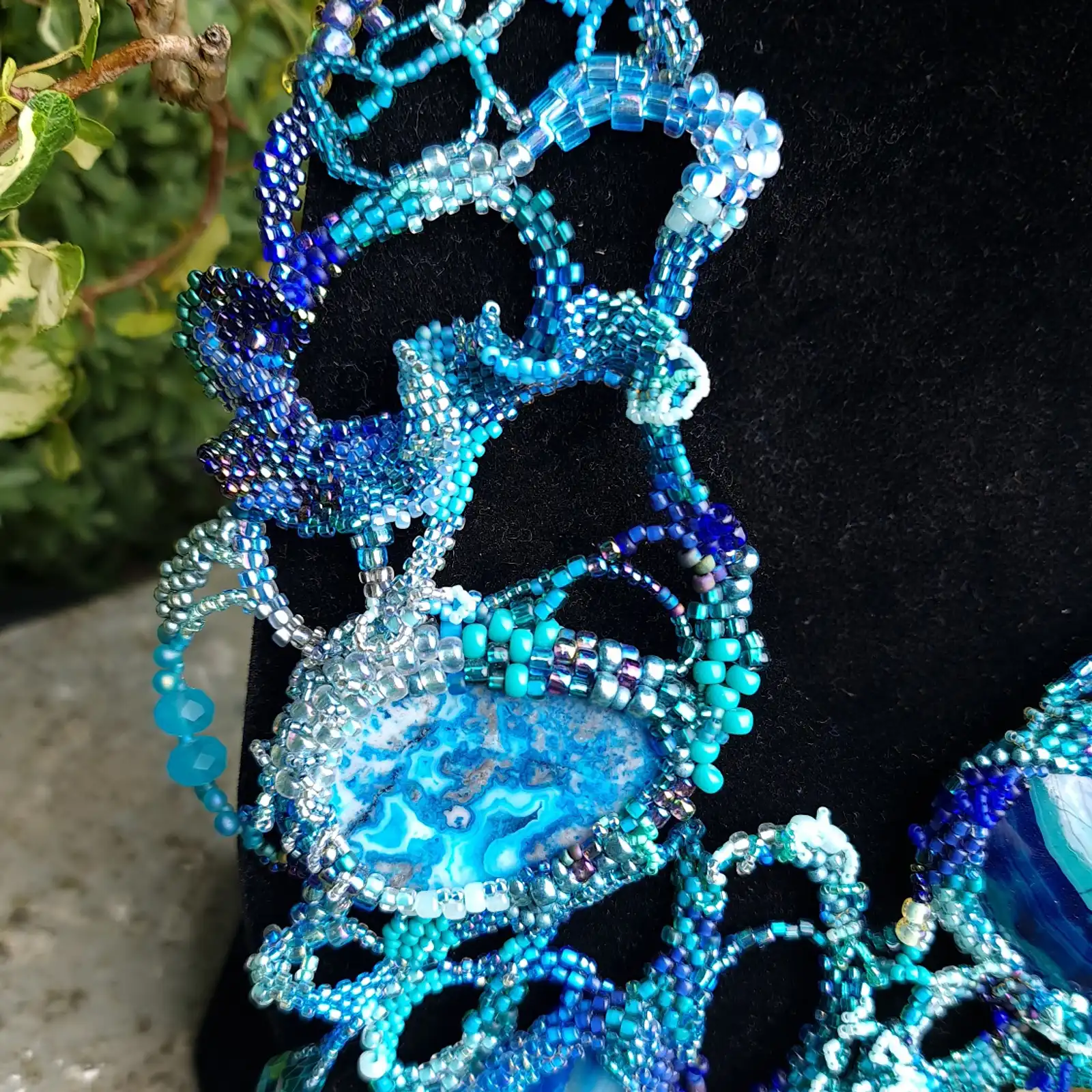 Thumbnail: Sea Foam Serendipity Sculptural Necklace - Annie Cole