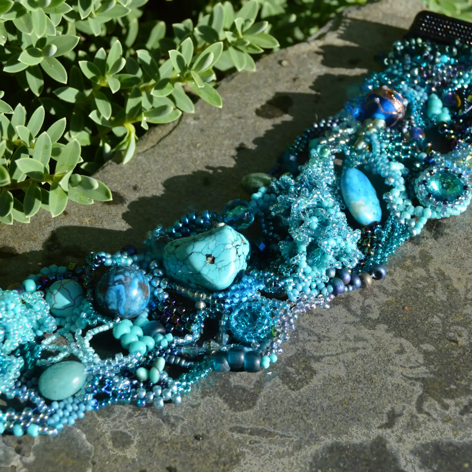 Thumbnail: Crystalline Flow Sculptural Bracelet - Annie Cole
