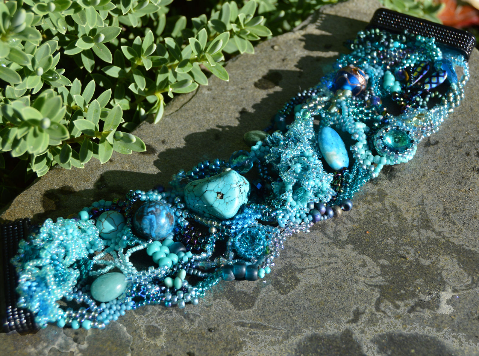 Crystalline Flow Sculptural Bracelet - Annie Cole