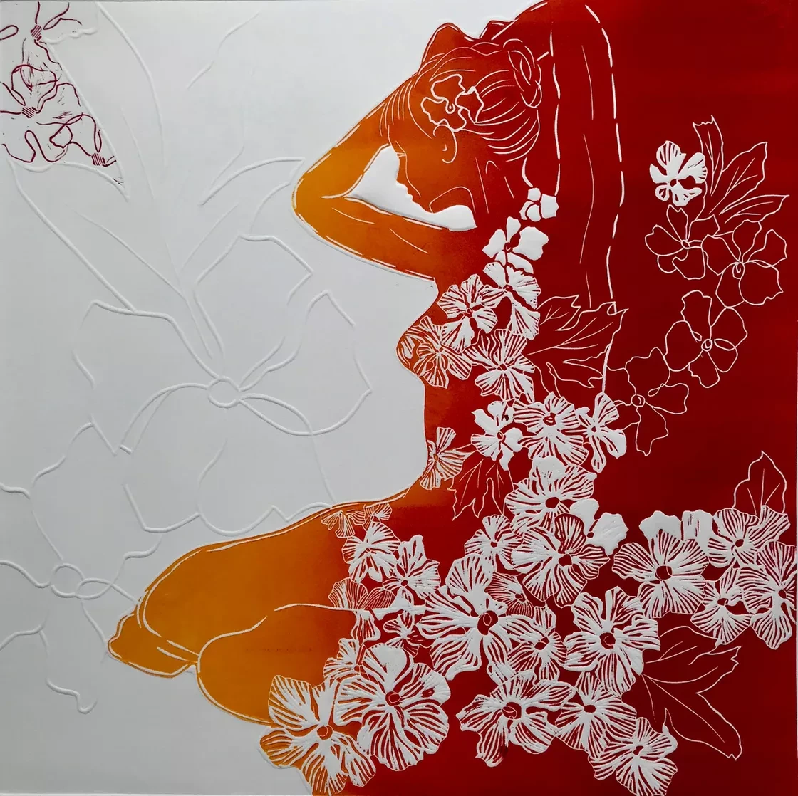Homage to Hockney's Hawthorn - Annette Elizabeth Sykes