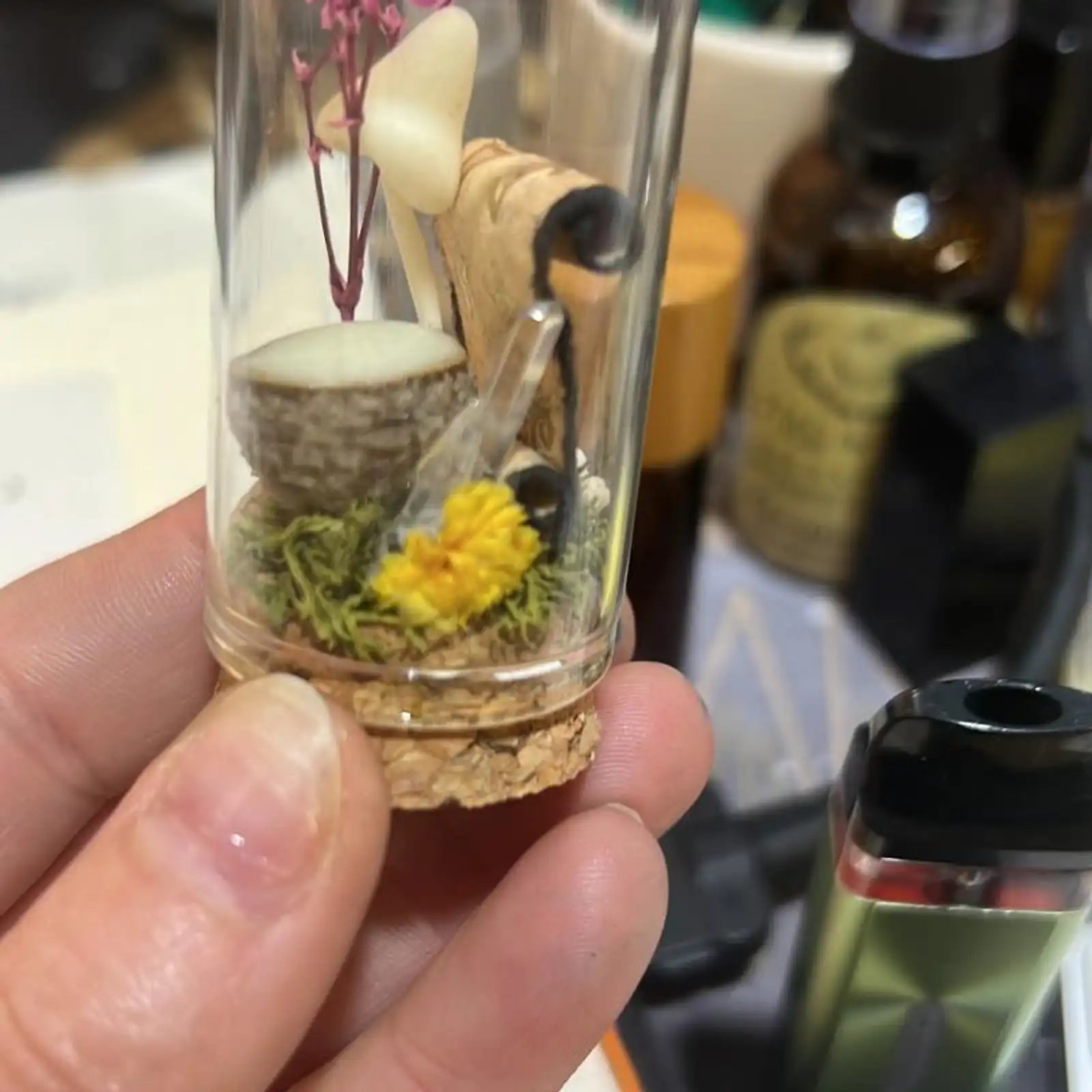 Thumbnail: Miniature GITD Mushroom Dome - Clare-Louise Battersby